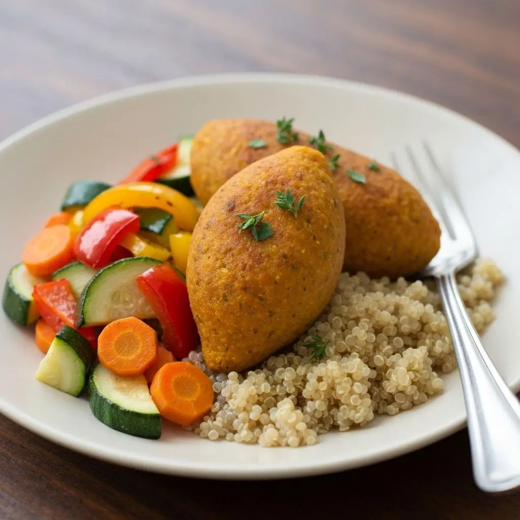 Quibe de abóbora assado